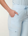 LUCY Jogger Scrub Pants - Powder Blue | SLTECH™