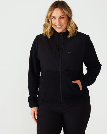 Women's Fleece Jacket - Black | SLTECH™