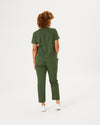 CLARISSA Skinny Leg Scrub Pants - Combat Khaki | SLTECH™