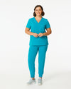 LUCY Jogger Scrub Pants (Original SLTECH™ fabric) - Teal - CLEARANCE