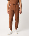 HOWARD Jogger Scrub Pants - Pecan Brown | SLTECH™