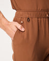 HOWARD Jogger Scrub Pants - Pecan Brown | SLTECH™