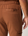 HOWARD Jogger Scrub Pants - Pecan Brown | SLTECH™