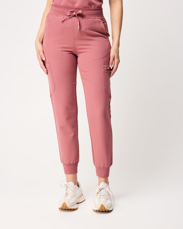 LUCY Jogger Scrub Pants - Mauve | SLTECH™