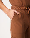 VICTOR Straight Leg Scrub Pants - Pecan Brown | SLTECH™