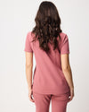 ELIZABETH Two Pocket Scrub Top - Mauve | SLTECH™