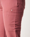 CLARISSA Skinny Leg Scrub Pants - Mauve | SLTECH™