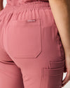 CLARISSA Skinny Leg Scrub Pants - Mauve | SLTECH™