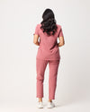 CLARISSA Skinny Leg Scrub Pants - Mauve | SLTECH™