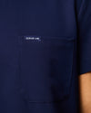 HENRY Crew Neck Scrub Top - Navy | SLTECH™