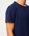 HENRY Crew Neck Scrub Top - Navy | SLTECH™
