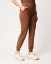 LUCY Jogger Scrub Pants - Pecan Brown | SLTECH™