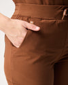 LUCY Jogger Scrub Pants - Pecan Brown | SLTECH™