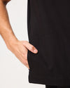 HENRY Crew Neck Scrub Top - Black | SLTECH™