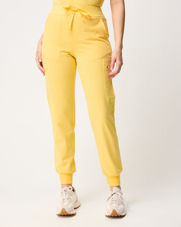 LUCY Jogger Scrub Pants - Meadow Yellow | SLTECH™
