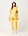 FLORENCE Three Chest Pocket Scrub Top - Meadow Yellow | SLTECH™