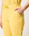 CLARISSA Skinny Leg Scrub Pants - Meadow Yellow | SLTECH™