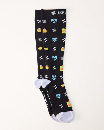 RUNNING ON SNACKS Compression Socks