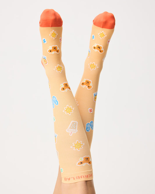 PAWSITIVE VIBES Compression Socks