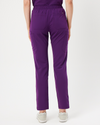 CLARISSA Skinny Leg Scrub Pants - Aubergine | SLTECH™