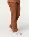 EDITH Straight Leg Scrub Pants - Pecan Brown | SLTECH™