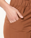 EDITH Straight Leg Scrub Pants - Pecan Brown | SLTECH™