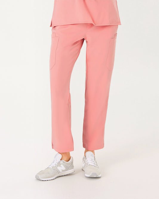 CLARISSA Skinny Leg Pants - Peach Quartz | SLTECH™