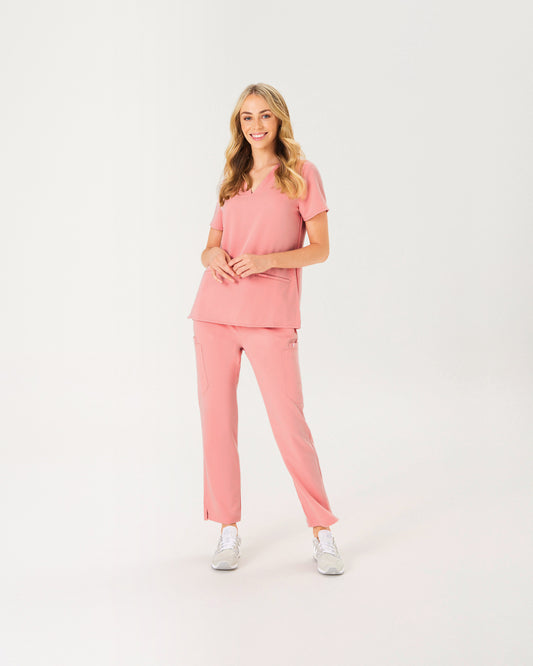 CLARISSA Skinny Leg Pants - Peach Quartz | SLTECH™