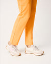 CLARISSA Skinny Leg Scrub Pants - Tangerine Orange | SLTECH™