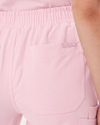 CLARISSA Skinny Leg Scrub Pants - Powder Pink | SLTECH™