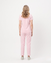 CLARISSA Skinny Leg Scrub Pants - Powder Pink | SLTECH™