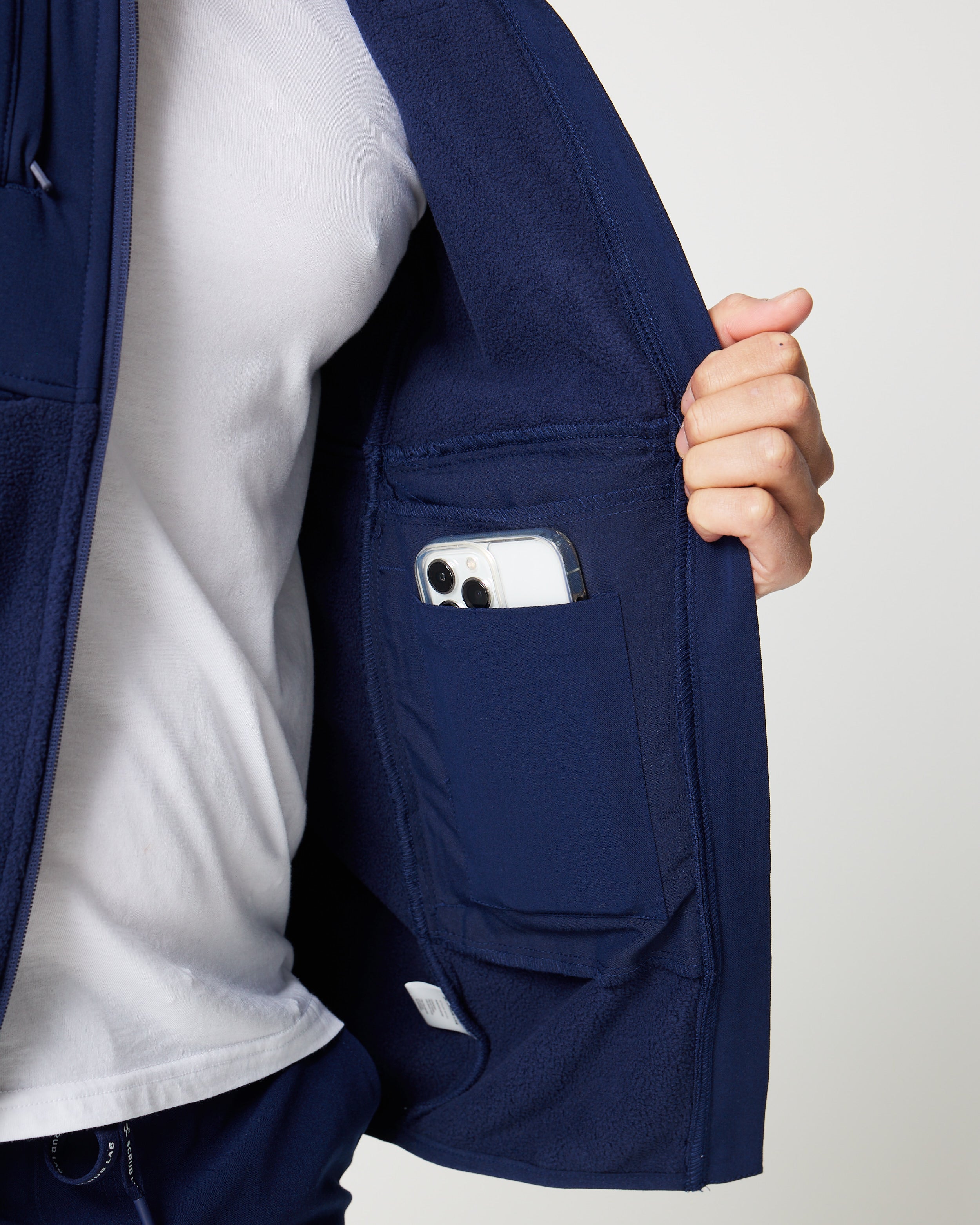 Men's Fleece Vest | Navy – Scrub Lab - Premium Medical Apparel