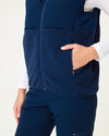 Women's Fleece Vest - Navy | SLTECH™