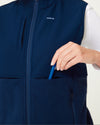 Women's Fleece Vest - Navy | SLTECH™