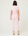 MARTHA Slim Cropped Scrub Pants - Powder Pink - CLEARANCE