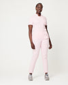 MARTHA Slim Cropped Scrub Pants - Powder Pink - CLEARANCE
