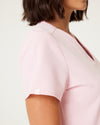 ELIZABETH Two Pocket Scrub Top - Powder Pink - | SLTECH™
