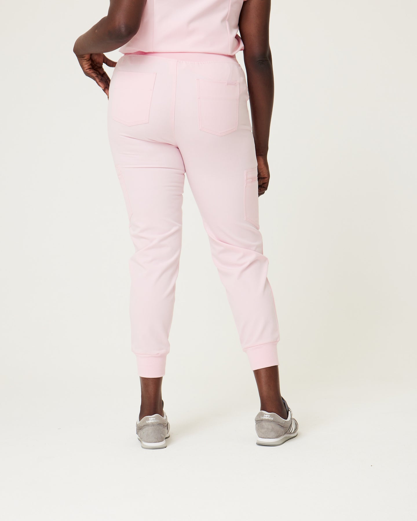 High-waisted joggers - Light pink - Ladies