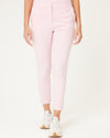 pink women's slim scrub pants