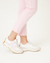 MARTHA Slim Cropped Scrub Pants - Powder Pink - CLEARANCE