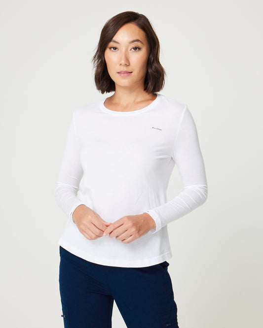 Women’s Ultra-Soft Underscrub - White | SLTECH™