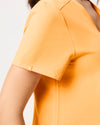 ELIZABETH Two Pocket Scrub Top - Tangerine Orange | SLTECH™