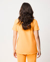 ELIZABETH Two Pocket Scrub Top - Tangerine Orange | SLTECH™