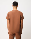 IAN Three Pocket Scrub Top - Pecan Brown | SLTECH™