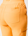 LUCY Jogger Scrub Pants - Tangerine Orange | SLTECH™