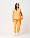 LUCY Jogger Scrub Pants - Tangerine Orange | SLTECH™