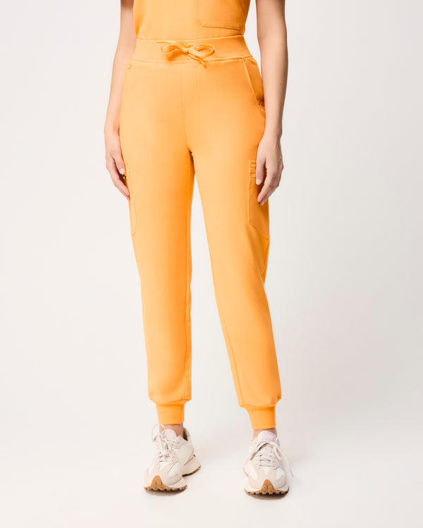 LUCY Jogger Scrub Pants - Tangerine Orange | SLTECH™