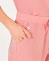 LUCY Jogger Scrub Pants - Peach Quartz | SLTECH™