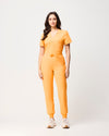 LUCY Jogger Scrub Pants - Tangerine Orange | SLTECH™