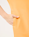 MABEL Mandarin Collar Scrub Top - Tangerine Orange | SLTECH™